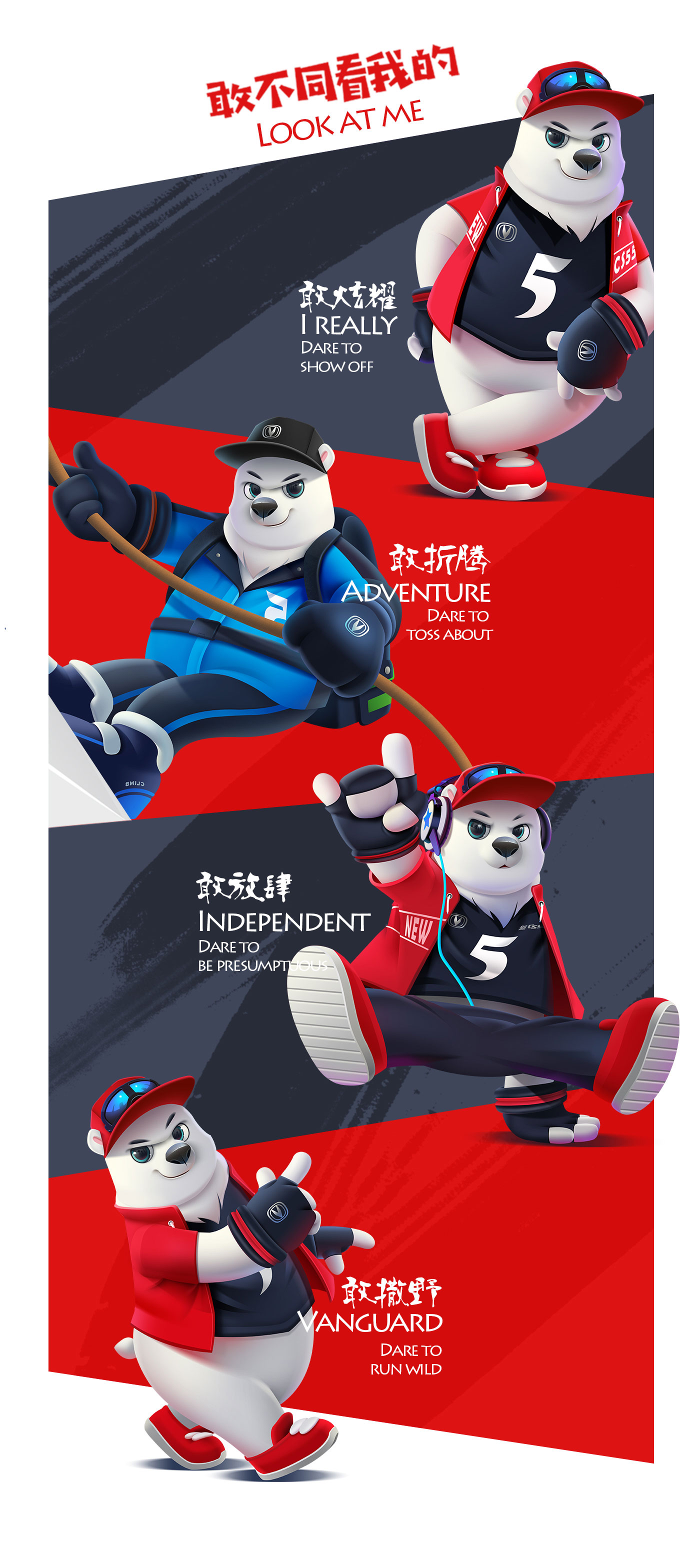 長安汽車新CS55熊五IP形象設(shè)計(jì)2